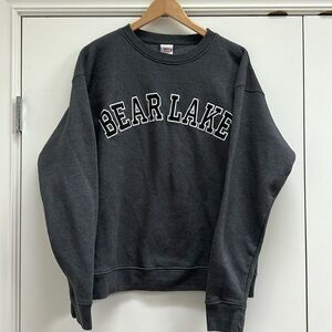 Bear Lake vintage grey slate crewneck sweatshirt size XL